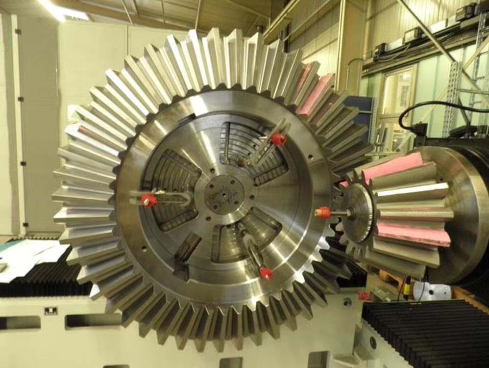 large module straight bevel gears