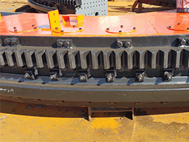 Railcar dumper end rings